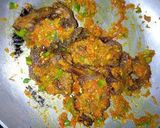 A picture of step 1 of Peppered chicken.