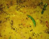 A picture of step 8 of Steamed Khaman Dhokla.
