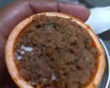 A picture of step 4 of Cake in ice-cream cone.