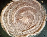 A picture of step 2 of Healthy Raagi Dosa with spicy Tomato chutney.