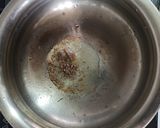 A picture of step 2 of Moong dal and Sponge gourd sabji.