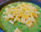 Foto del paso 4 de la receta: Pasta con guisantes verdes