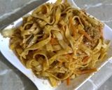 A picture of step 4 of Futticcine Red Sauce Pasta.