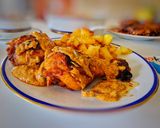EGYSERPENYŐS csirkecombok tejszínes mustáros szósszal recept fázis 5 fotója