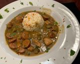 A picture of step 6 of Chicken and Sausage Gumbo.