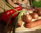 Foto del paso 1 de la receta: Choris a la pomarola a mi gusto