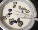 A picture of step 1 of Blueberry waffle.