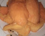 A picture of step 1 of Mango puree.