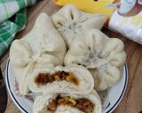 Foto langkah ke 14 dari resep Bakpao Isi Ayam Jagung Kecap (No Mixer).