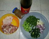 Foto langkah ke 1 dari resep Biji Lumai cah Cu Yu Ca Tauco Cabe Ijo Petai.