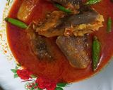 Foto langkah ke 7 dari resep Gulai Tumis Asam Pedas Pari.
