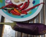 Foto langkah ke 1 dari resep Sambal Terong Kukus.