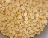 A picture of step 1 of Spinach with chana dal.