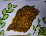 A picture of step 4 of Spicy qeema Shimla mirch.