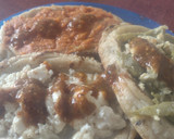 Foto del paso 4 de la receta: HUARACHES DE FRIJOLES, Requesón NOPALES CON HUEVO 😍😍
