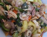 Foto langkah ke 3 dari resep Tumis ampela ayam bunga kecombrang.