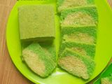Bolu kukus singkong pandan