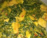 Foto langkah ke 7 dari resep Daun singkong kuah santan plus tahu.