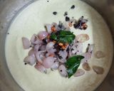 A picture of step 2 of Roasted gram coconut chutney.