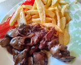 صورة لخطوة 5 من وصفة كبدة الدجاج بالبصل والثوم🧄🧅🌯