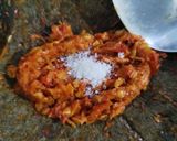 Foto langkah ke 4 dari resep Tempe Geprek Sambel Bawang.