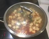 A picture of step 8 of Mapo tofu gratin.