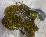 Foto del paso 1 de la receta: Pan integral, sin AMASAR, sin ENSUCIAR la mesada😂🖒💪