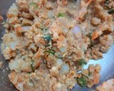 A picture of step 3 of Mughlai Vade.