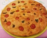 A picture of step 3 of Focaccia with Tomato and Basil.