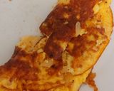 A picture of step 4 of My Breakfast Chorizo Onion & Cheese Omelette.