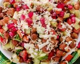 A picture of step 3 of Sprouted Black Chickpea/ Kalachana Chaat.