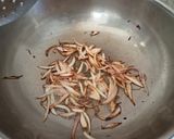 A picture of step 2 of Kerala style Nei choru (One pot meal ghee Rice).