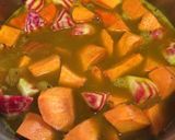 Hình bước làm 17 của món Bò kho khoai lang