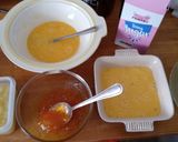 A picture of step 3 of Omelette Célestine.