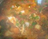 Zöldséges laska gomba leves recept fázis 3 fotója