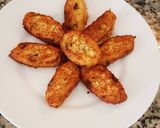 A picture of step 11 of Portuguese-Style Salt Cod Fritters (Buñuelos de Bacalao).