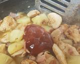 A picture of step 5 of Sweet Chicken, Ham and pineapple bake.
