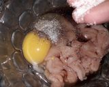 A picture of step 6 of Chicken manchurian spaghetti.
