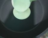 Foto langkah ke 4 dari resep Pancake matcha eggless.