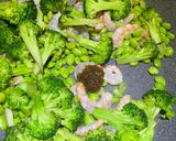 蝦醬毛豆花椰菜炒蝦仁🍤的食譜步驟3照片