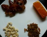 A picture of step 1 of Tomato chutney with dates and mango pulp candy.