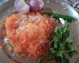 गाजर मूली पराठा (Gajar mooli paratha recipe in Hindi) रेसिपी चरण 1 फोटो