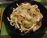Hình bước làm 7 của món Mì Udon xào (Yaki Udon)
