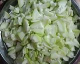 Foto langkah ke 2 dari resep Tumis Labu Putih.