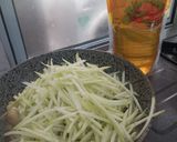 Foto langkah ke 2 dari resep Tumis Pepaya Muda.