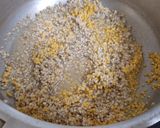 A picture of step 2 of Pongal with Jowar Millet.