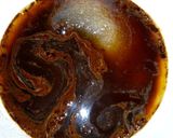 A picture of step 3 of Dalgona coffee.