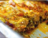 Une image de l'étape 9 de Gratin d'aubergines tomates et courgettes au saumon au Cook Expert.