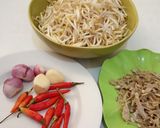Foto langkah ke 1 dari resep Tumis toge teri.