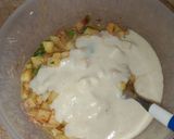 صورة لخطوة 6 من وصفة كيش بدون عجينة👍👍👍👍👍👍🍅🍅🧅🧄🥔🥔🥔🥔🥔